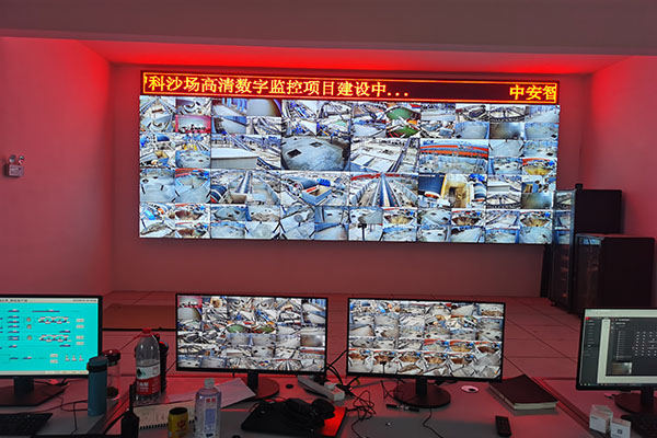 长沙开福区监控中心屏接屏效果